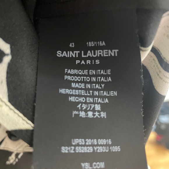 Saint Laurent Silk Shirt